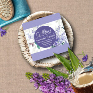 GoOrg Lavender Tranquil Cold Processed Shampoo Bar With Lavender and Argan Oil for Smoothened and Refreshed Hair