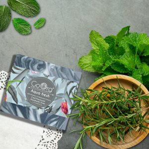 GoOrg Aqua Fresh Cold Processed Handmade Soap with Rosemary and Peppermint Extracts