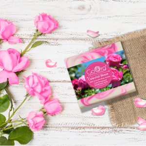 GoOrg Celestial Bloom Cold Processed Handmade Soap with Rose and Oris Absolute